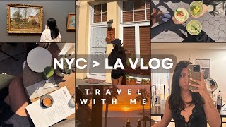 Travel Vlog Nyc To La With The Girls Travel With Me To Los Angeles