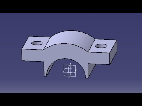 Plummer Block - 2) CAP - Part Design Tutorial For Beginner . - YouTube
