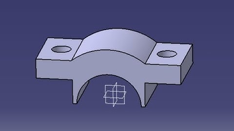 Plummer Block - 2) CAP - Part Design Tutorial For Beginner .