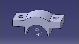 Plummer Block - 2) CAP - Part Design Tutorial For Beginner .