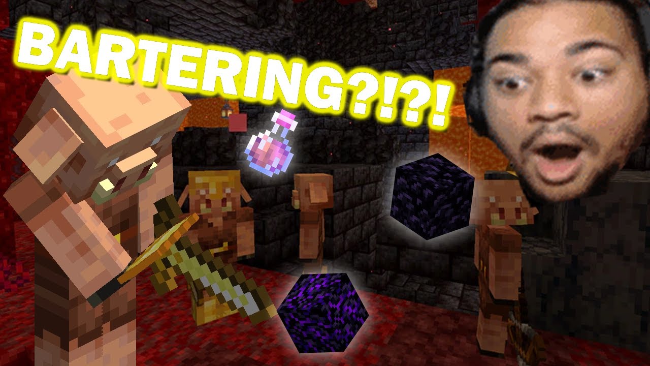 Perfect Piglin Bartering in FIVE MINUTES!! YouTube
