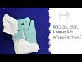 Learn to make beautiful gift wrapping in shape of shirts #gifts