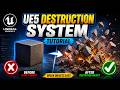 Unreal Engine 5 Destruction System Tutorial #unrealengine