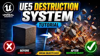 Unreal Engine 5 Destruction System Tutorial #unrealengine