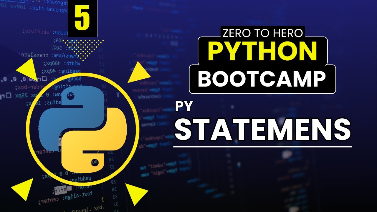 5. Python Statements - Complete Python Bootcamp From Zero to Hero 🔥 ...