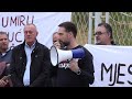 Prosvjed Vranjičana zbog oboljelih od azbestoze