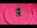 HAND EMBROIDERY! Latest Sofa/Pillow/Cushion/Table Cloth Round Design Embroidery Tutorial #85