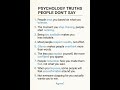 🌹PSYCHOLOGICAL TRUTH PEOPLE DON'T SAY🌹💯   #Viral #Trending #YouTubeShorts #Shorts #FYP #ExplorePage