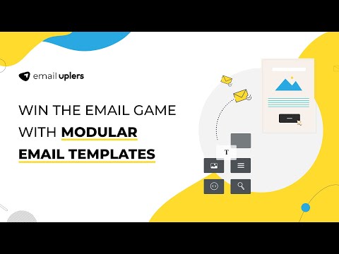 Modular (editable) email templates can help you win the email game!