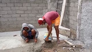 Servente de pedreiro parte 7 variedade do Nordeste trabalha de tudo para tudo dar um jeito