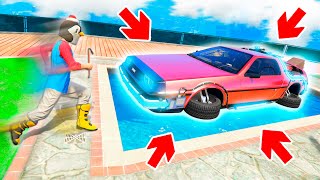 УГНАЛ ЛЕТАЮЩИЙ DELOREAN ИЗ БУДУЩЕГО В ГТА 5 ОНЛАЙН ! - БИТВА ВОРОВ В GTA 5 ONLINE