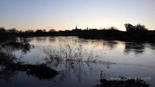 The Flooded River Wye in Time Lapse