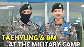 Bts Taehyung & Rm Together In Military Camp V And Rm 2Nd Public Appearance After Enlistment