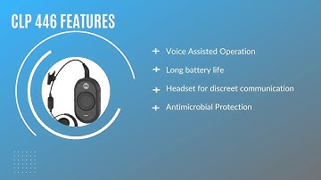 Motorola Solutions Unlicensed Two Way Radios (CLP446 & XT400 Series)