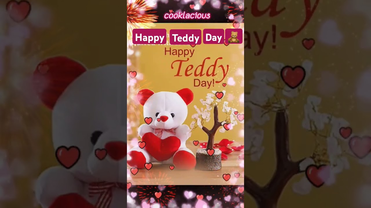 Happy teddy day status 😍 | Teddy day whatsapp status 🧸 Teddy day status 2025 