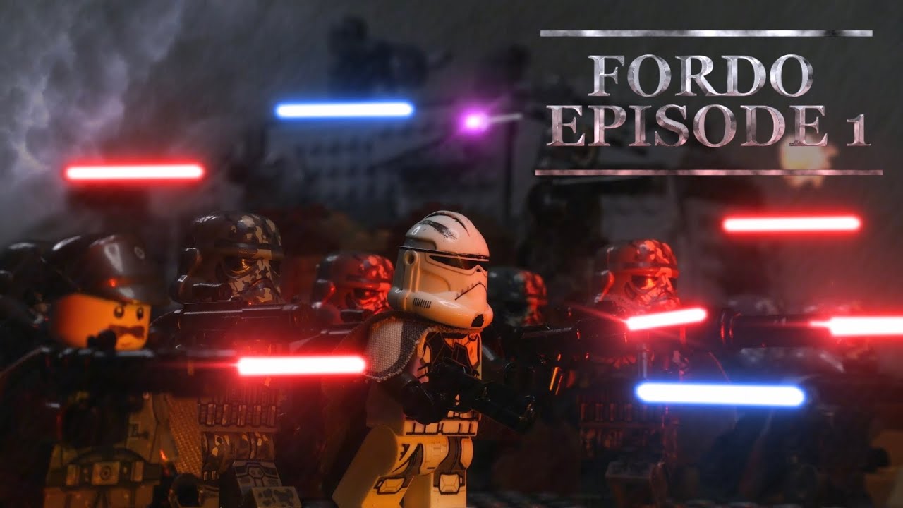 Фордо — серия Lego Star Wars — эпизод 1 — покадровая съёмка