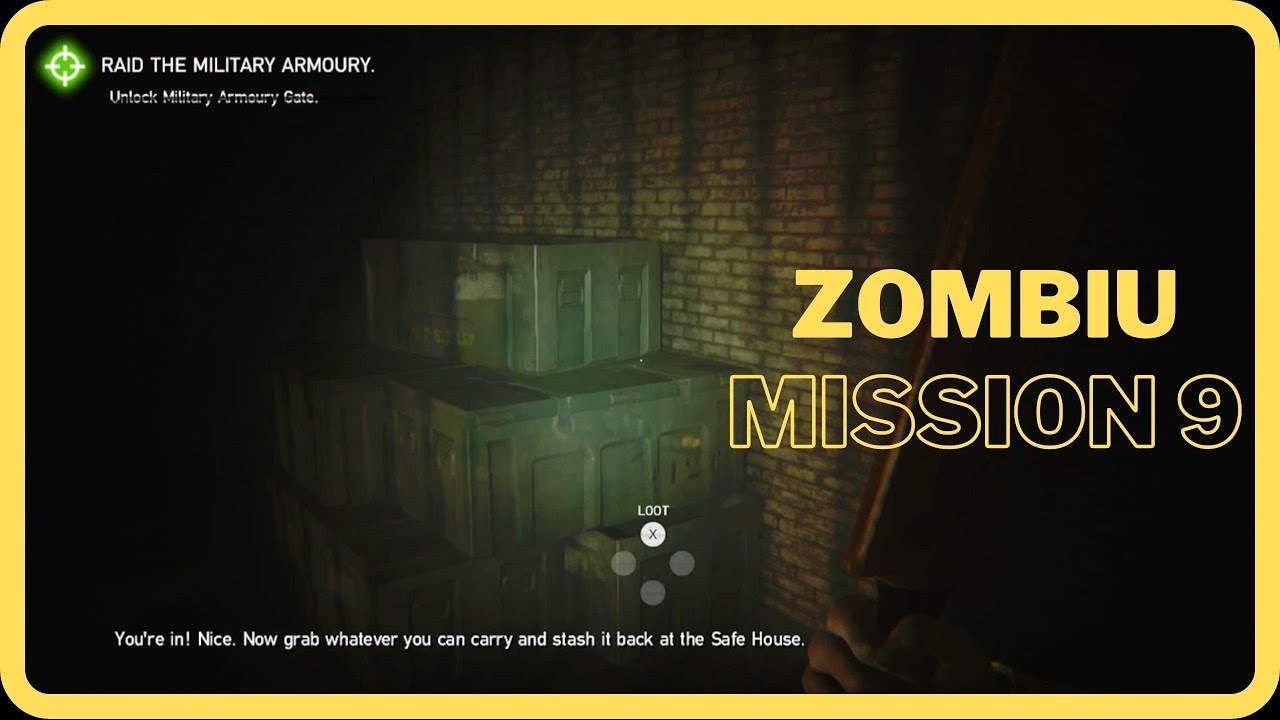 ZombiU Mission 9 Raid The Military Armoury No Commentary Walkthrough Video