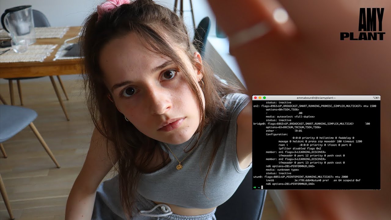 Je hack une webcam - ici Amy Plant