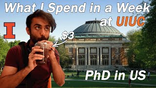 What I Spend in a Week as a PhD Student in the US (UIUC)