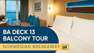 Norwegian Breakaway Balcony Stateroom Tour Deck 13 Ba Stateroom Ncl Breakaway