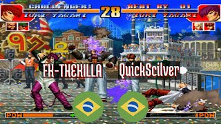 FT5 @kof97: FK-THEKILLA (BR) vs QuickScilver (BR) [King of Fighters 97 Fightcade] May 12