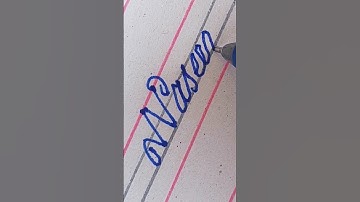 Naseem in Cursive Handwriting #shorts #cursive #handwriting #calligraphy #ytshorts #viral #art #name