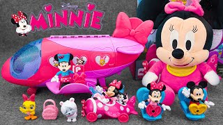 Satisfying with Unboxing Disney Minnie Mouse Cute Pink Airplane Playset | Review Toys ASMR
