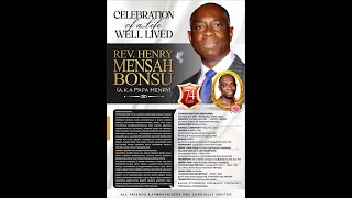 Rev Henry Mensah Bonsu Funeral Service