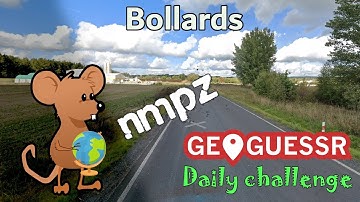 Geoguessr Daily Challenge - NMPZ - These Bollards Were Very Helpful