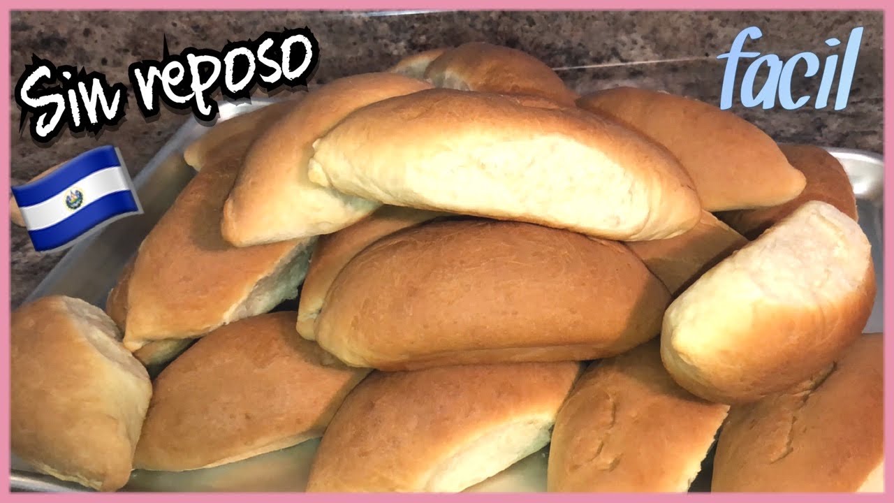 ️Facil ️PAN FRANCES SALVADOREÑO Casero SIN REPOSO🔴 YouTube
