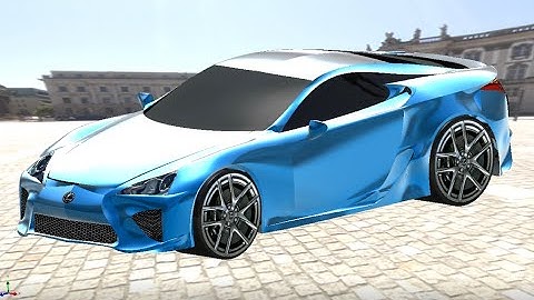 Solidworks Lexus LFA - UCI MAE 52 Final Project