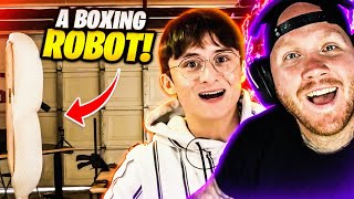 TIMTHETATMAN REACTS TO MICHAEL REEVES BUILDING A BOXING ROBOT