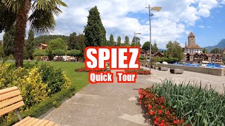 Tour of Spiez in Switzerland in 4K