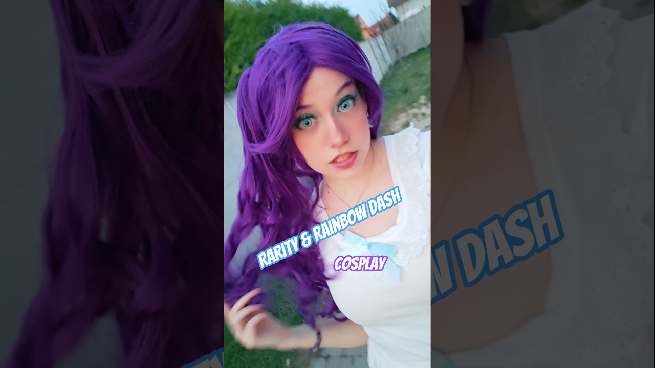 10 things | Rarity & Rainbow Dash #mlp #cosplay #shorts
