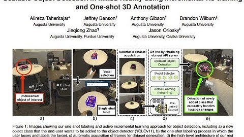 Scalable Object Detection in Mixed Reality using Incremental Re-training and One-shot 3D Annotation