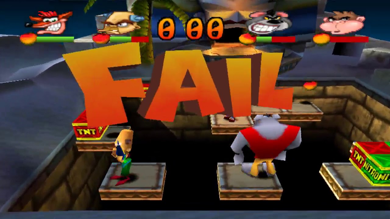 Crash Bash Space Bash Funny Fails YouTube