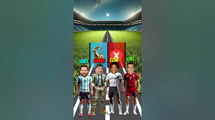 Messi 😍 vs Ronaldo 🔥 vs IShowspeed 😜 vs MrBeast 🤑