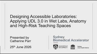 ADCET UDL Symposium 2026: Designing Accessible Laboratories - Applying UDL 3.0 in Wet Labs Update