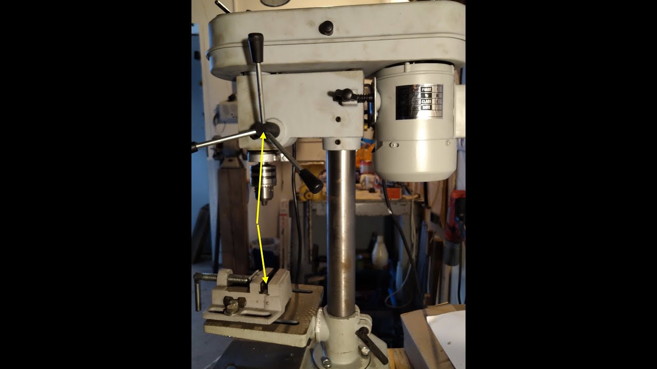 Сверлильный станок.  Новый взгляд на устранение недостатков. Результат.