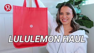 LULULEMON TRY-ON HAUL | lots of dramatic magenta, align mini flare & more!