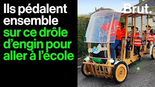 Dans Ce Village, Un Vélo-Bus A Remplacé Le Bus Scolaire