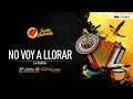 Video thumbnail of "No Voy A Llorar, Los Diablitos, Video Letra - Sentir Vallenato"