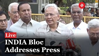 INDIA Bloc Holds Press Briefing Post Election Commission Meeting