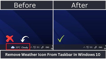 How To Remove News & Interest Icon From the Taskbar in Windows 10 | JOHN TECH