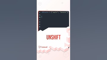 Collection Unshift #shorts #laravel #coding #php