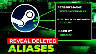 Find Cleared Steam Profile Alias History