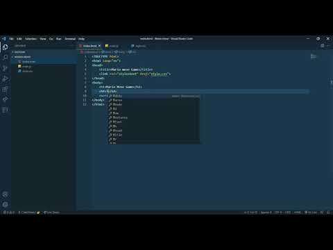 Web devolepment game - Mario Move Part1  -  HTML coding