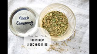 Exclusive How To Make Homemade Greek Seasoning Information