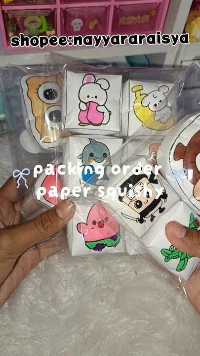 PACKING ORDER PAPER SQUISHY || #packingorders#papersquishy#shortvideo#masukberanda#fyppage