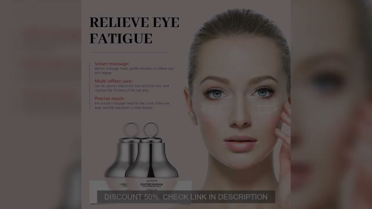 Electric Massage Eye Cream Firming Lifting Fine Line Relieve Tired Eye Gentle Vibration Anti-Wrinkle